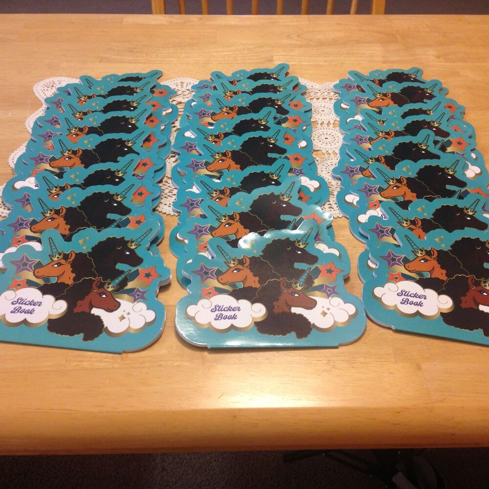 Party Favors, Unicorn stickers bundle